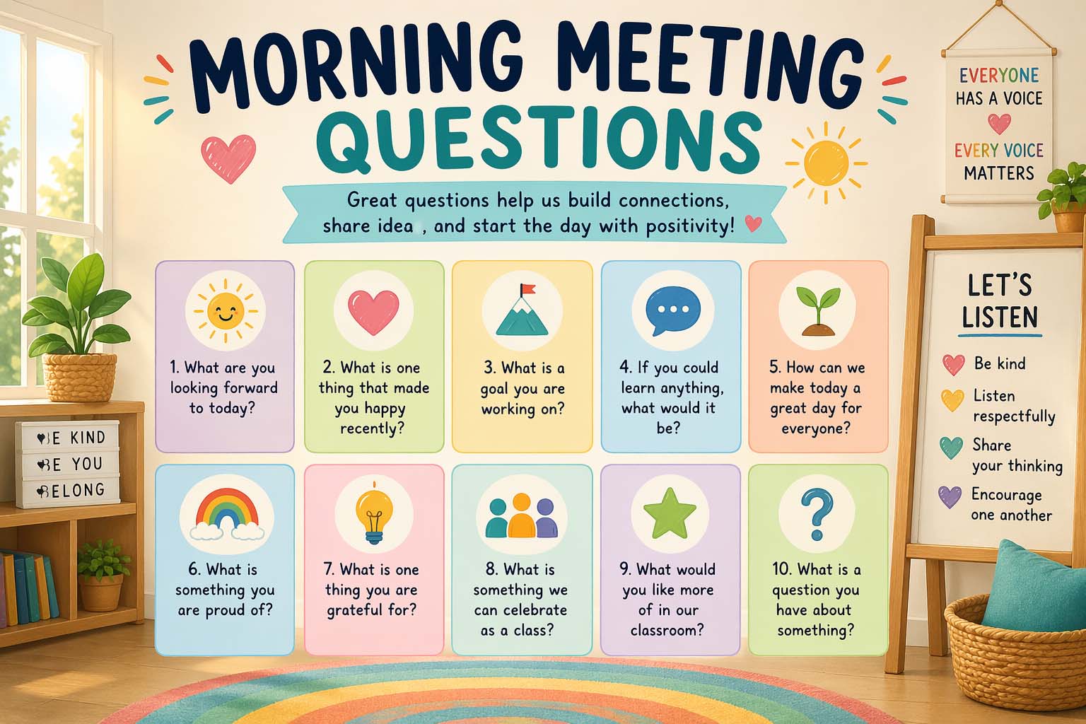Morning Meeting Questions Guide