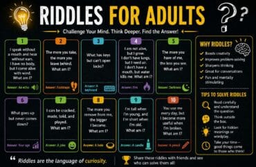 Riddles for Adults: Brain-Teasing Fun for Every Occasion