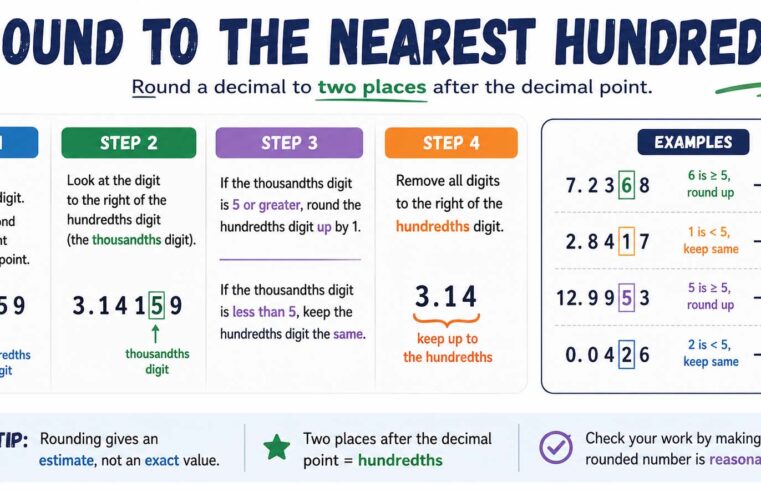 Round to the Nearest Hundredth Made Easy