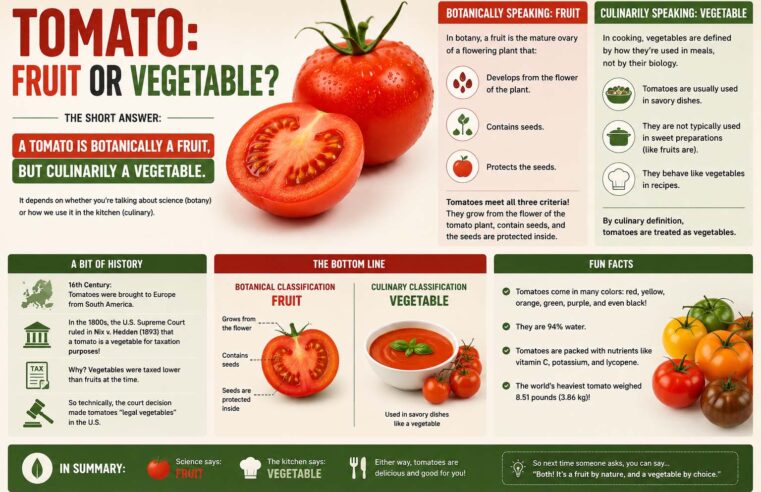 Tomato Fruit or Vegetable: Understanding the Great Debate