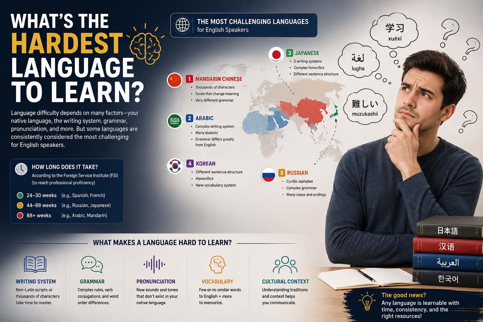 What’s the Hardest Language to Learn?