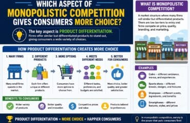 Which Aspect of Monopolistic Competition Gives Consumers More Choice?