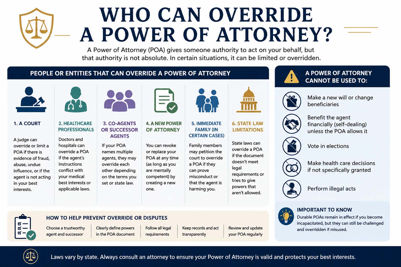 Who Can Override a Power of Attorney?