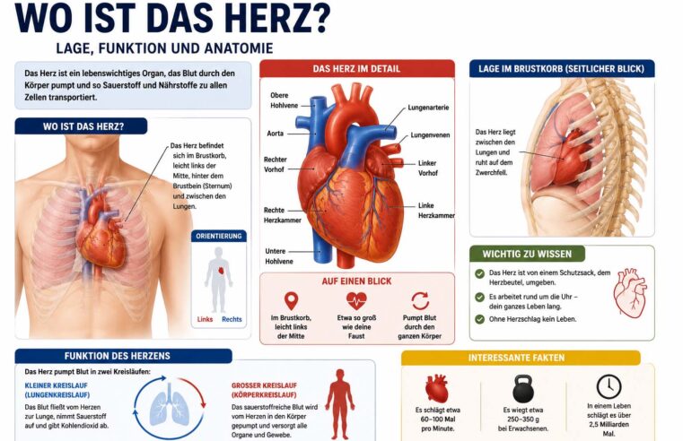 Wo Ist Das Herz? Lage, Funktion und Bedeutung des Herzens