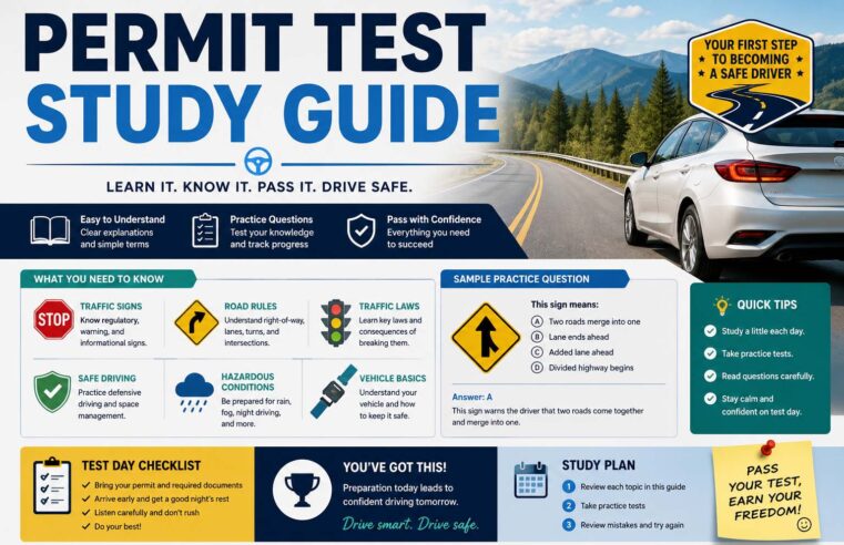 Permit Test Study Guide: Complete Guide for First-Time Drivers