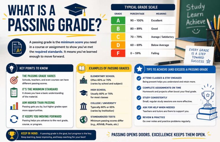 What Is a Passing Grade? A Student-Friendly Guide to Grades and Academic Success