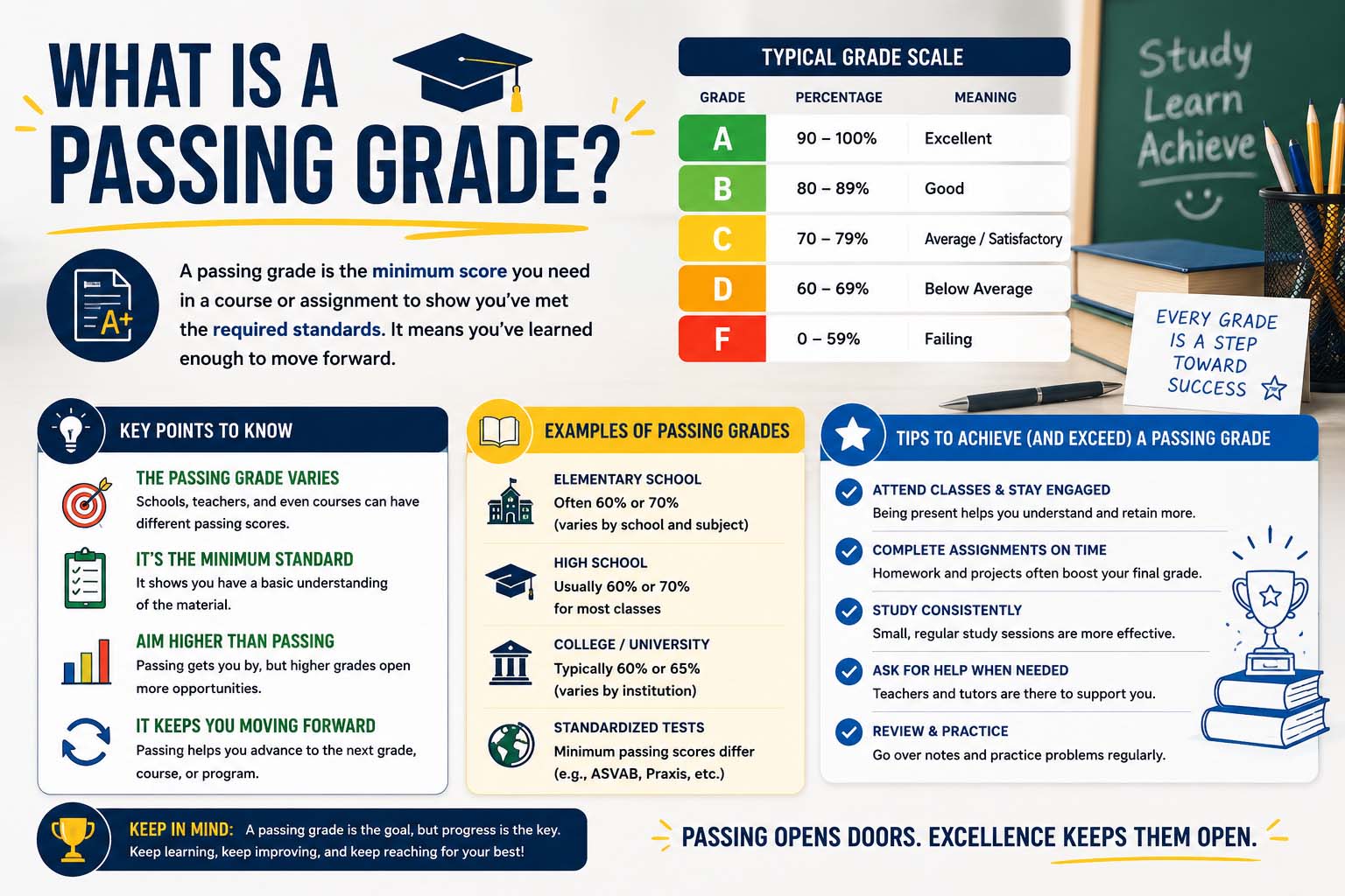 What Is a Passing Grade? A Student-Friendly Guide to Grades and Academic Success