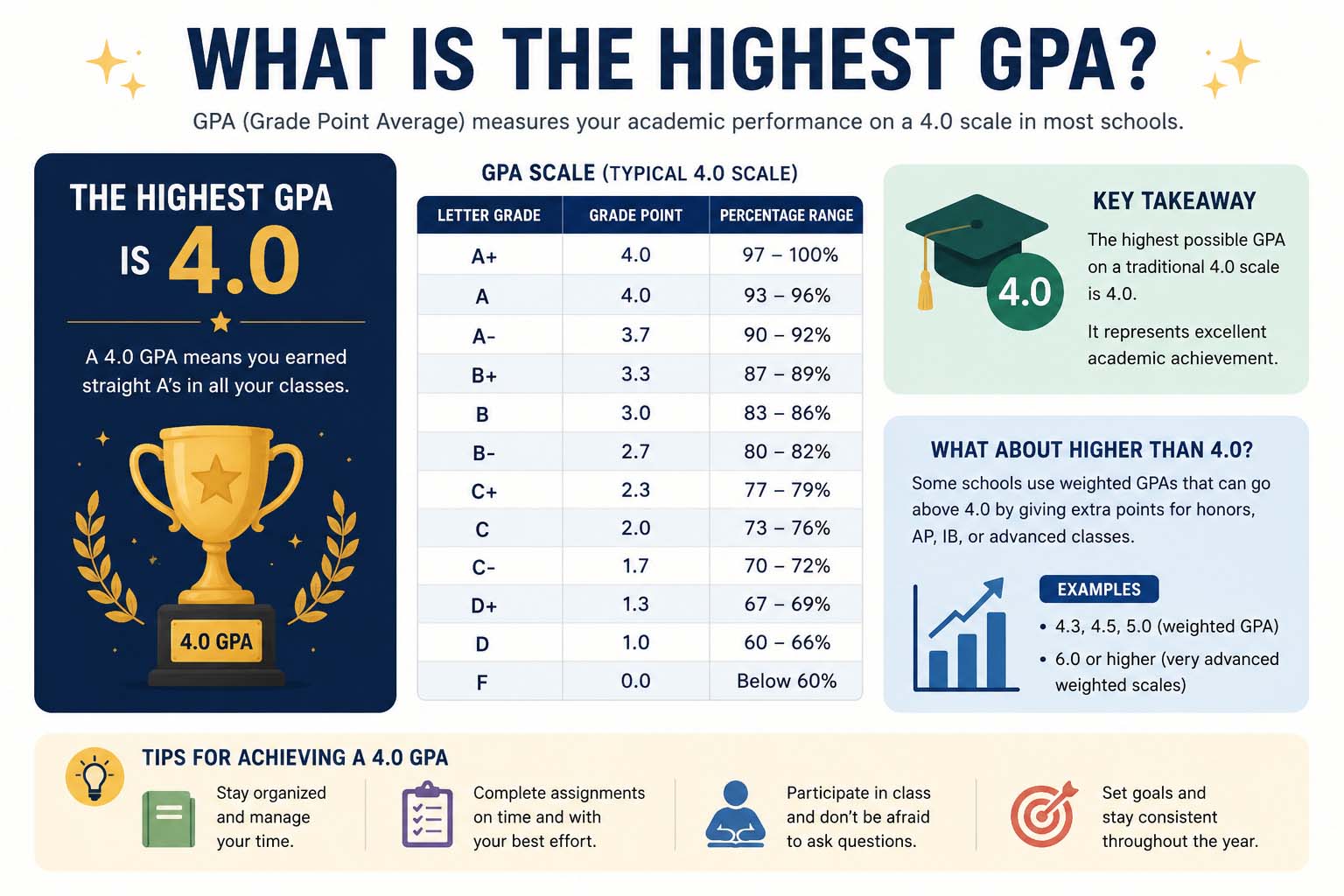 What Is the Highest GPA? Complete Student Guide to GPA Systems