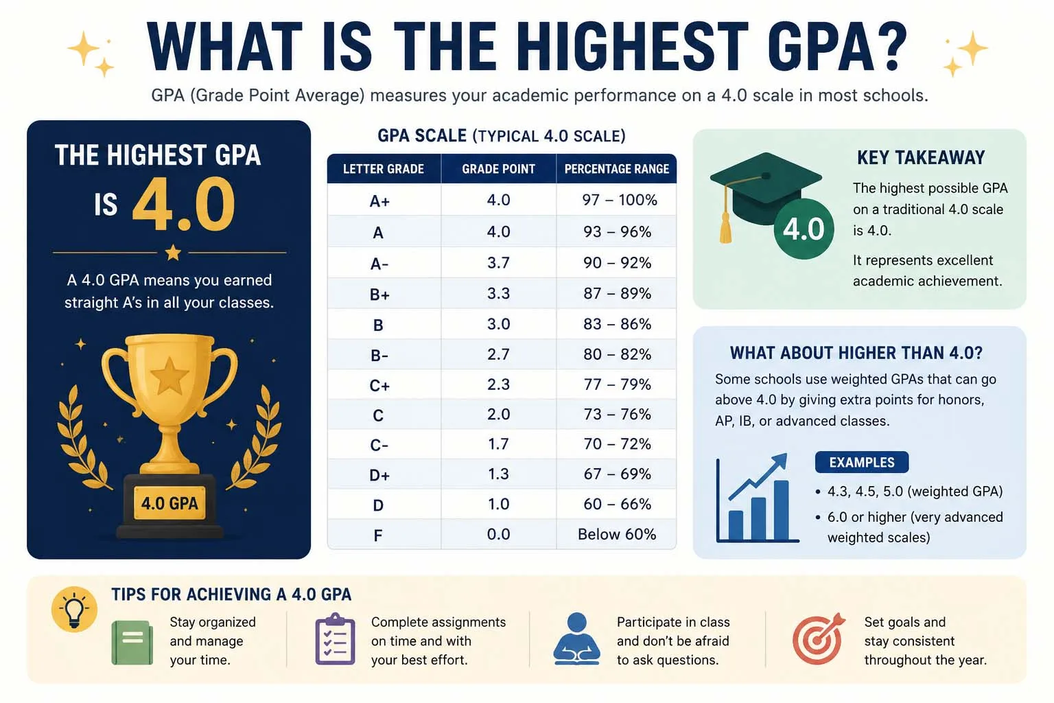 What Is the Highest GPA? Complete Student Guide to GPA Systems