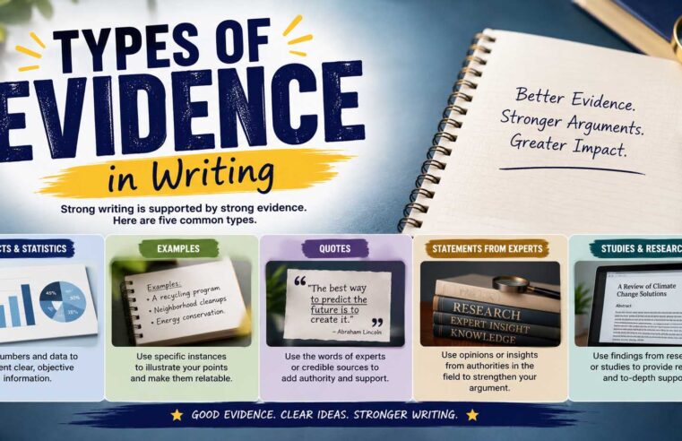 Types of Evidence in Writing: A Complete Guide for Students
