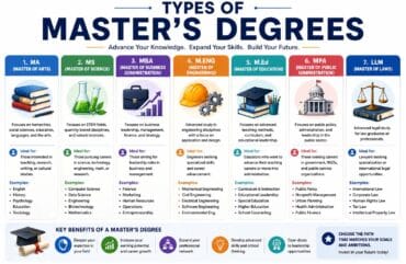 Types of Masters Degrees: A Complete Guide to Choosing the Right Graduate Program