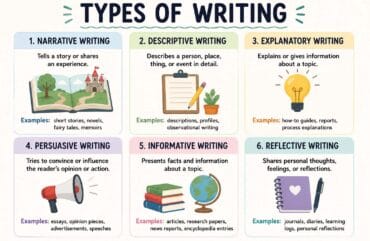 Types of Writing: Understanding the Main Writing Styles