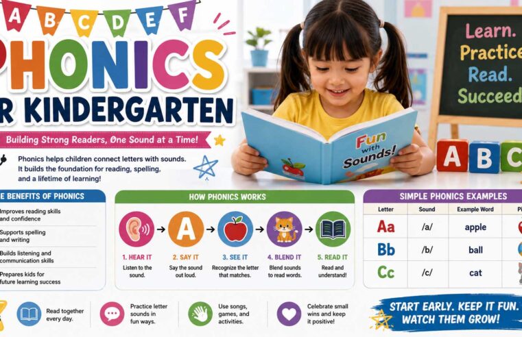 Phonics for Kindergarten: A Practical Guide to Early Reading Skills