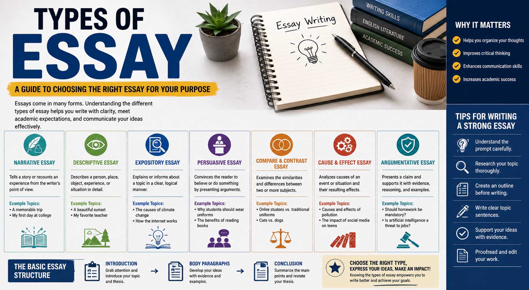 Types of Essay: A Student-Friendly Guide With Examples