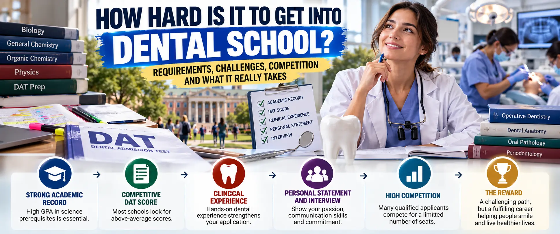 How Hard Is It to Get Into Dental School? A Realistic Guide for Students