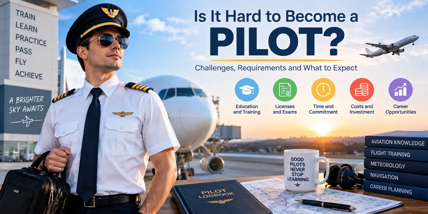 Is It Hard to Become a Pilot? What Future Pilots Should Expect