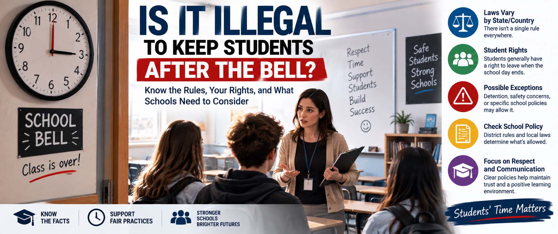 Is It Illegal to Keep Students After the Bell? Rules, Rights, and School Policies