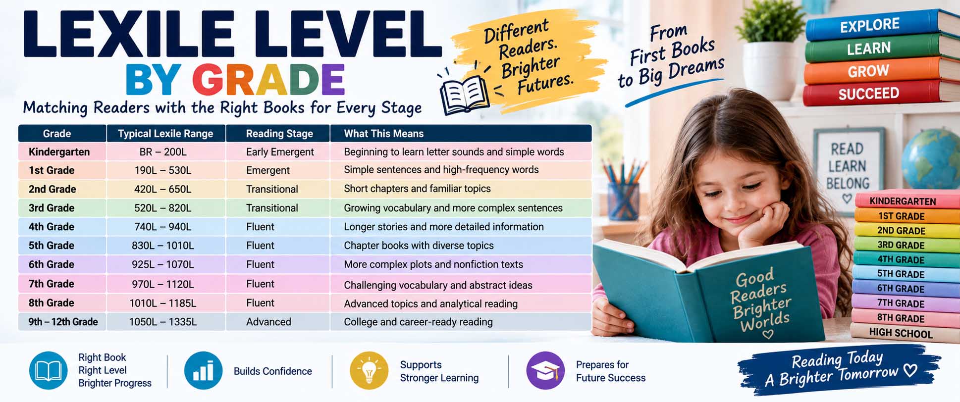 Lexile Level by Grade: A Practical Reading Guide for Students and Parents