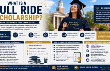 What Is a Full Ride Scholarship? What It Covers and How to Earn One